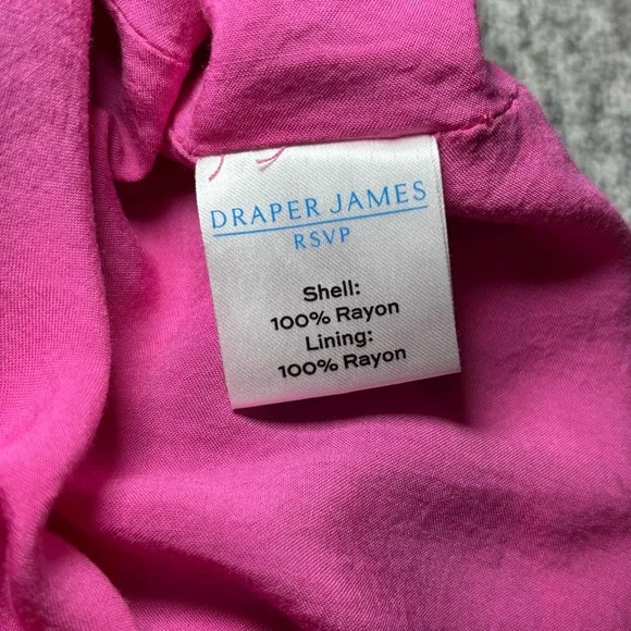 Draper James RSVP Women’s Smocked Pink Midi Dress Medium - Picture 5 of 8